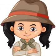 Female park ranger cartoon