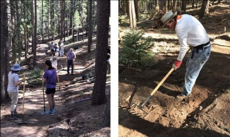 Beaver Ranch OS Park doing trail work on Colorado Trails Day 2022