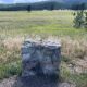 Empty pillar where interpretive sign once stood.